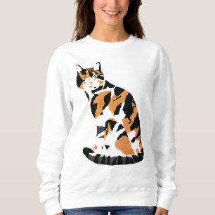 Moletom Calico gato sentado