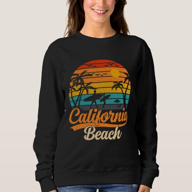 Moletom California beach surfing USA woman men (Frente)