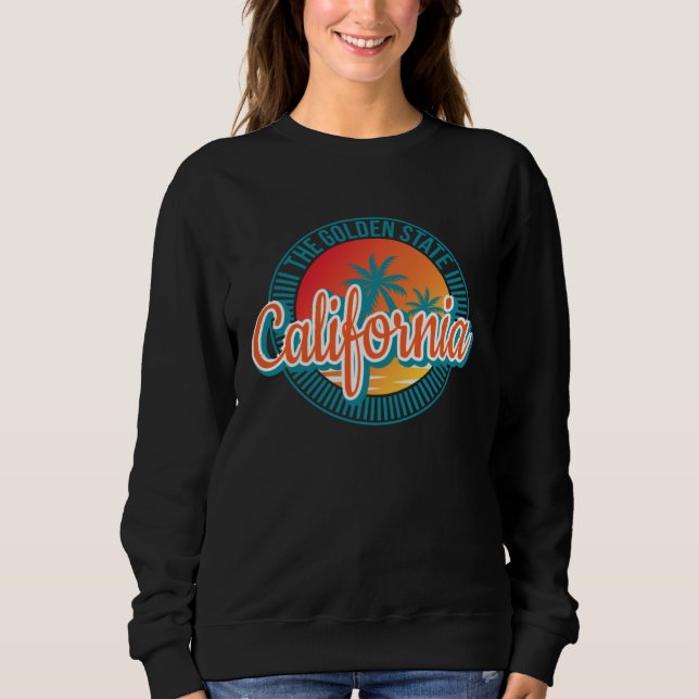 Moletom California beach surfing USA woman men children  3 (Frente)