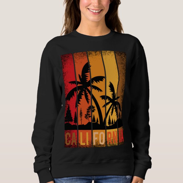 Moletom California beach USA woman men children (Frente)