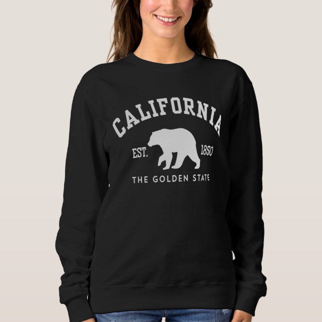 Moletom Califórnia CA Urso (Frente)