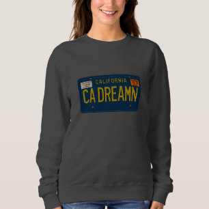 Moletom California Dreaming Retro 1969 Placa de Licença de