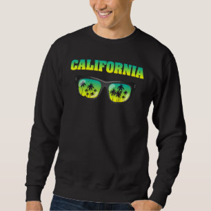Moletom California Summer Vibes Sunglass Palm Trees Cal