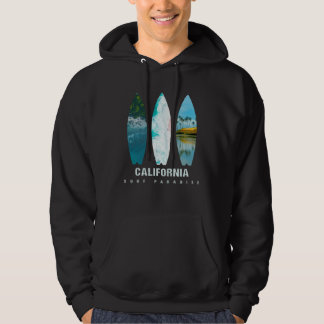 Moletom California Surf Paradise Pride Vacation Travel Sur