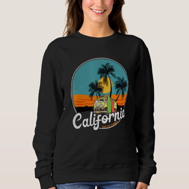 Moletom California Surfing Paradise Enless Summer (Frente)