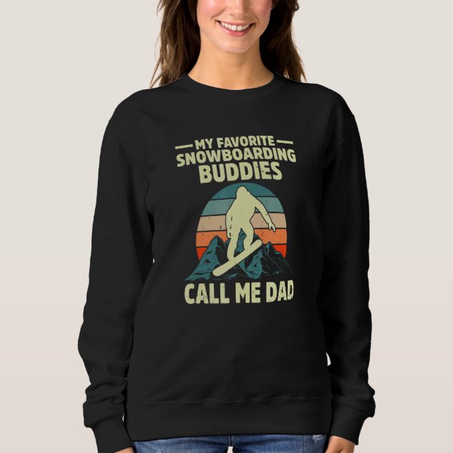 Moletom Call Me Dad Snowboard Snowboarder Wintersports (Frente)