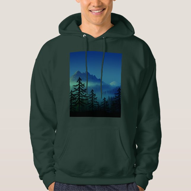 MOLETOM CALM MOUNTAIN MIDNIGHT FOREST (Frente)
