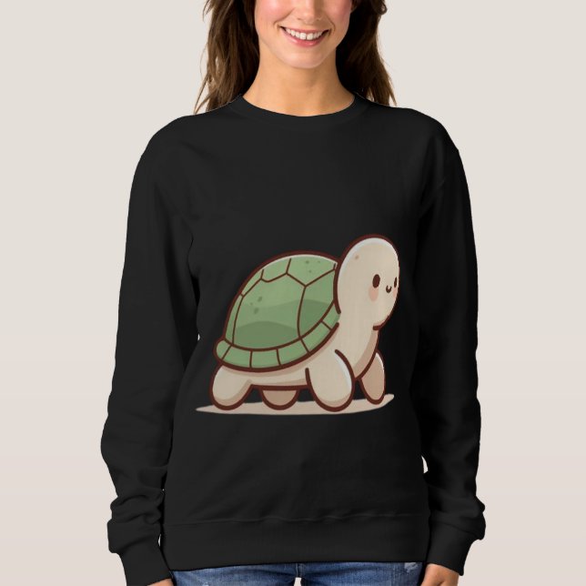 Moletom Calm Turtle – Take It Slow and Stay Cool (Frente)