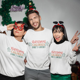 Moletom Calorias de Natal não contam natal