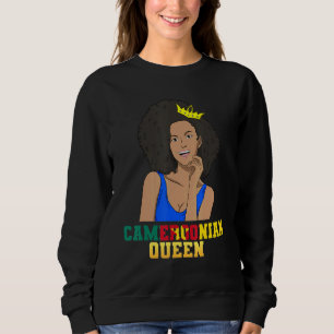 Moletom Camarões Bandeira Camaronesa Orgulhosa Princesa Ra