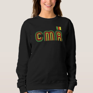 Moletom Camarões Bandeira Retro País Internacional Camarõe