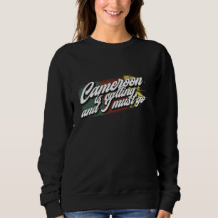 Moletom Camarões está chamando - Camaronês engraçado