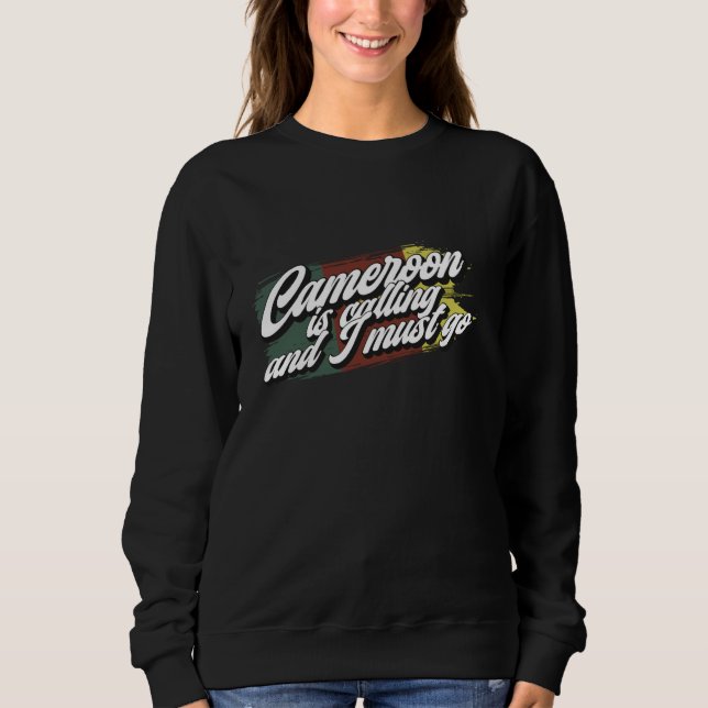 Moletom Camarões está chamando - Camaronês engraçado (Frente)