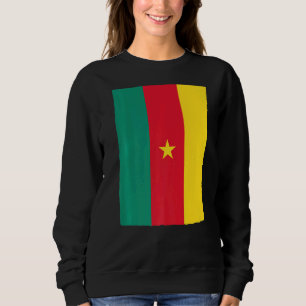 Moletom Camarões Retro Vintage Bandeira Nacional Camarões