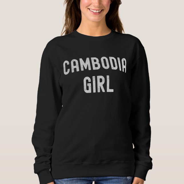 Moletom Cambodia   Cambodia Girl (Frente)