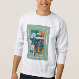 Moletom Came Back as a Shadow Poetic Quote sweatshirt 
