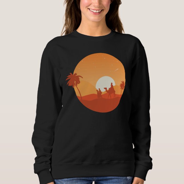 Moletom Camel Desert Sunset  Oasis Morocco (Frente)