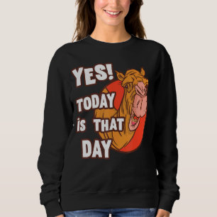 Moletom Camel Sim Hoje É O Dia Da Quarta-Feira Hump D