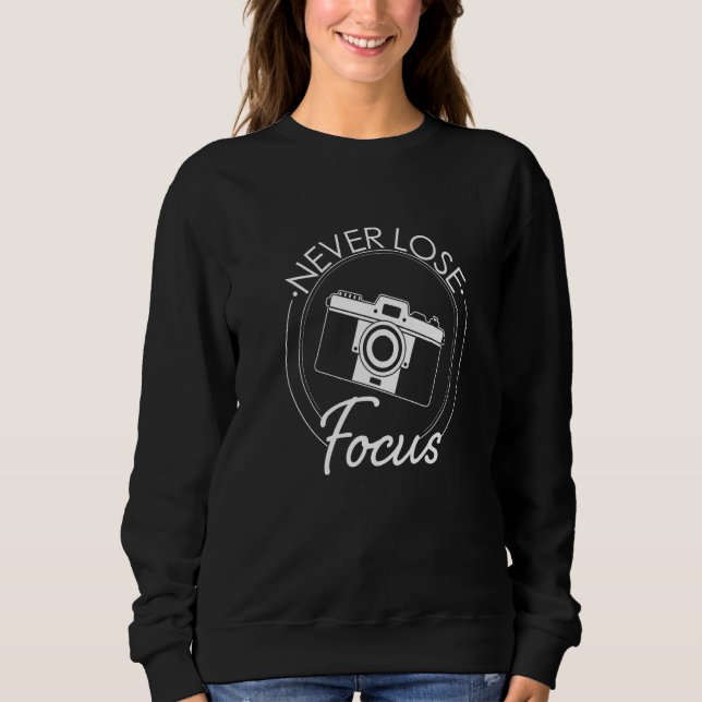 Moletom Camera Never Lose Focus Premium (Frente)