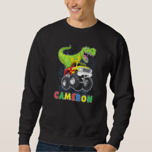 Moletom Cameron Dinossauro Personalizado Em Um Caminhão Mo