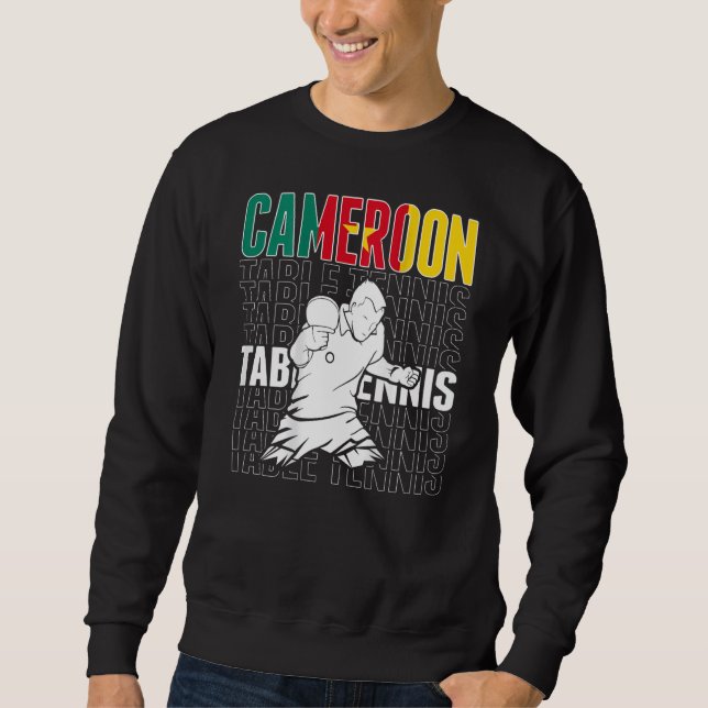 Moletom Cameroon Table Tennis   Support Cameroonian Ping P (Frente)