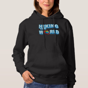 Moletom Caminhando pelo mundo Você possui o planeta terr