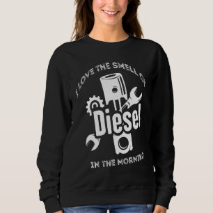 Moletom Caminhante Eu Amo O Cheiro De Diesel De Manhã
