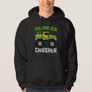 Moletom Caminhão Monstro Shamrock Crusher Dia de São Patrí