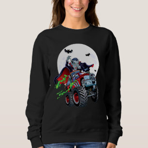 Moletom Caminhão Monstro Vampiro Assustador Halloween Sini