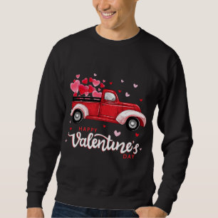 Moletom Caminhão Vermelho com Feliz dia de os namorados de