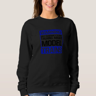 Moletom Caminho de ferro Modelo de Aviso