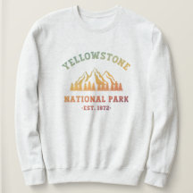 Caminho do Parque Nacional do Gradiente Yellowston