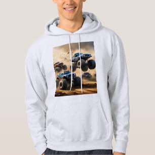 Moletom Caminhões Monstros Caos, Capuz Masculino