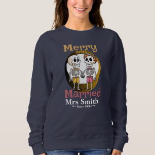 Moletom Camisa-Casal Engraçado Skeleton