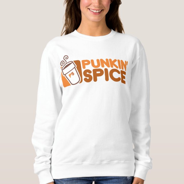 Moletom Camisa-De-Lata De Pumpkin Spice (Frente)