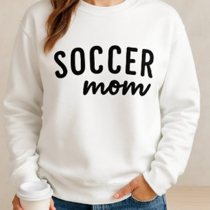 Moletom Camisa-mãe de futebol - Design de script simples c