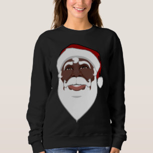 Moletom Camisa-papai noel Papais noeis afro-americanos