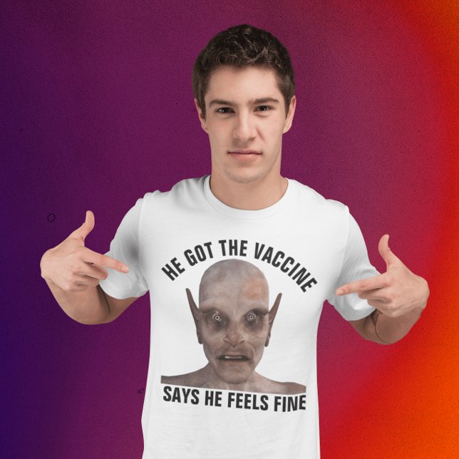 MOLETOM CAMISAS-T ANTI-VAX DE HORROR ZOMBIE VACINADAS (Criador carregado)