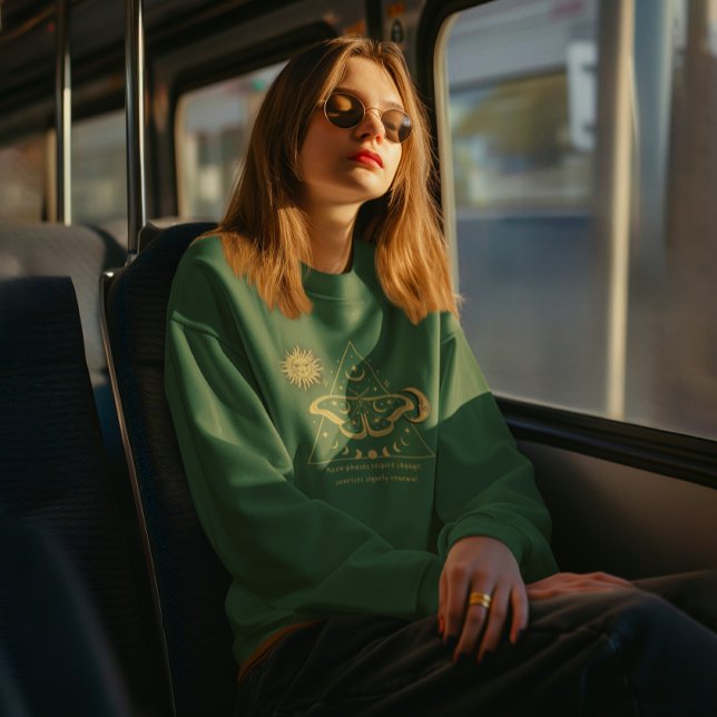 Moletom "Camiseta Boho con mariposa y frases lunares (Criador carregado)