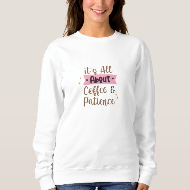 Moletom Camiseta-de-camisa-Impressão de-café (Frente)