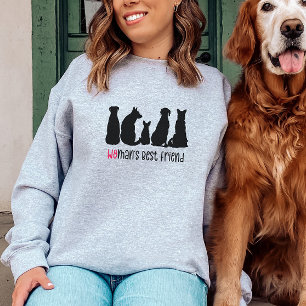 Moletom Camiseta-do-cachorro do melhor amigo da mulher