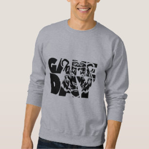 Moletom Camiseta-do-gato do dia de jogo masculino