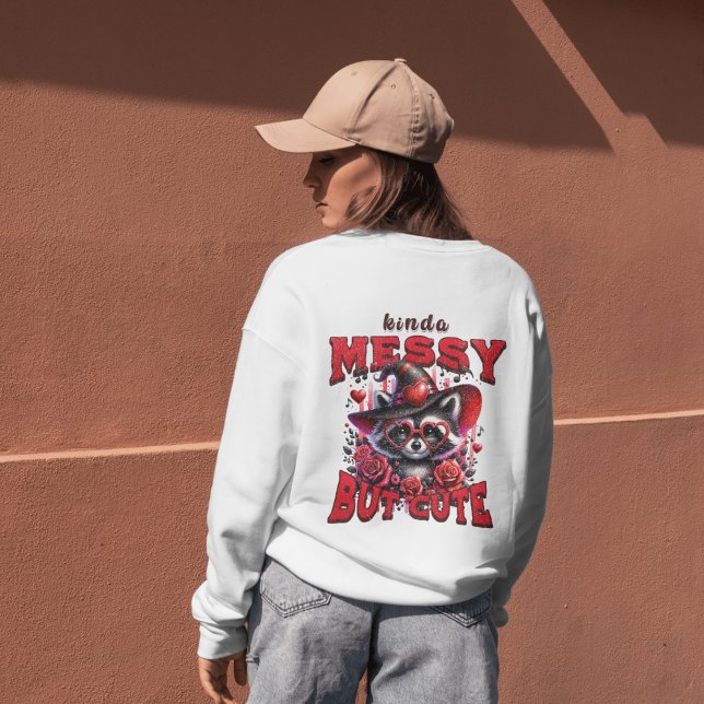 Moletom Camiseta-doce engraçada e divertida da Raccoon (Criador carregado)