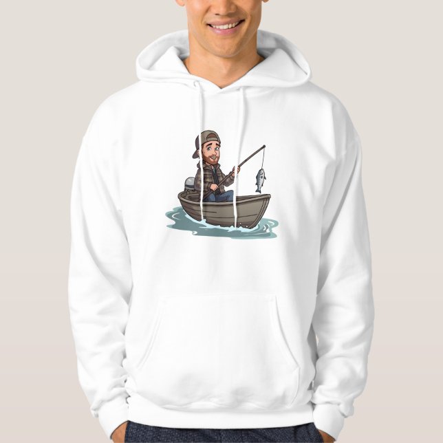 Moletom Camiseta/Moletom de Pesca Masculino (Frente)