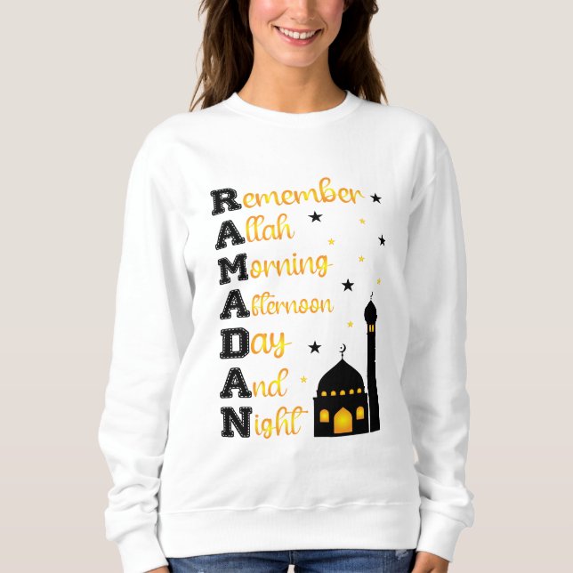 Moletom Camiseta-Ramadan Tee Shirt (Frente)