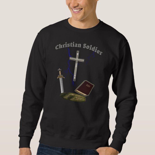 Moletom Camiseta-soldado-cristão (Frente)