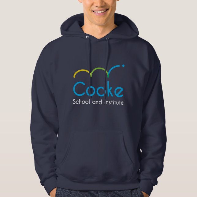Moletom Camisola ADULTA do Hoodie do logotipo de Cooke, (Frente)