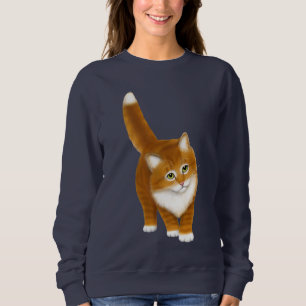 Moletom Camisola alaranjada do Raglan das senhoras do