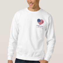 Camisola América 250 Bandeira Coração 1776-2026 Ma
