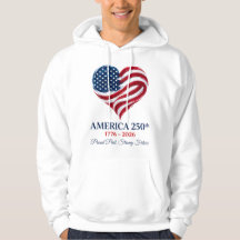 Camisola America 250 Bandeira Coração 1776-2026 Ma